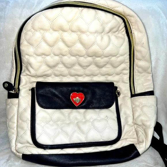 Betsey Johnson | Bags | Betsey Johnson White Black Quilted  display picture 1